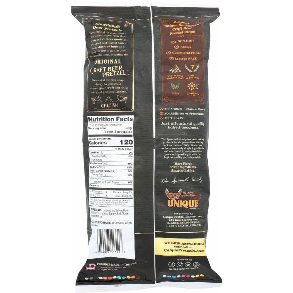 Unique Unique Pretzel Ring Sourdough Beer, 11 oz