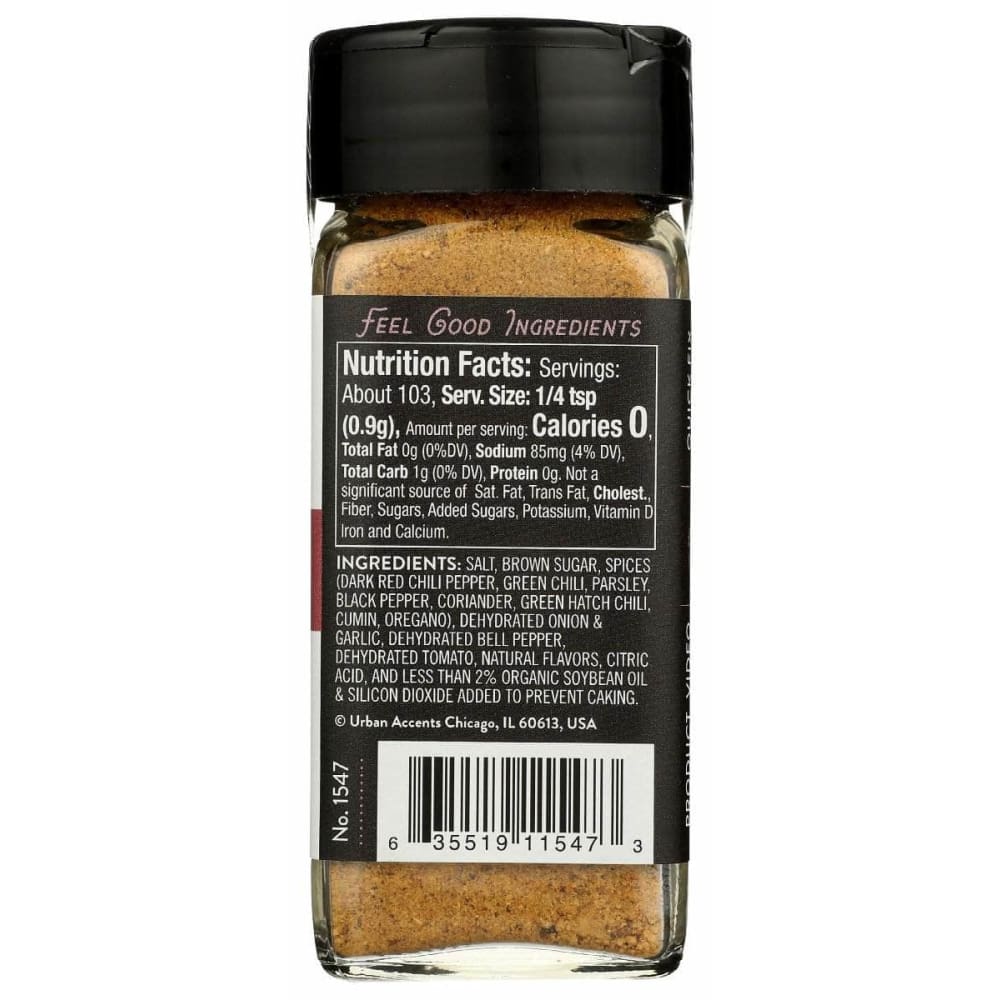 URBAN ACCENTS Urban Accents Hatch Taco Everything Taco Rub, 3.3 Oz