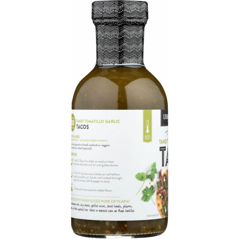 URBAN ACCENTS Grocery > Cooking & Baking > Seasonings URBAN ACCENTS Sauce Tomatlo Grlc Taco, 12.6 oz