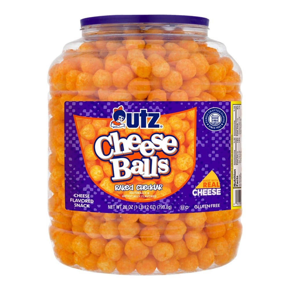 Utz Cheeseball Barrel (28 oz.) - Chips - Utz