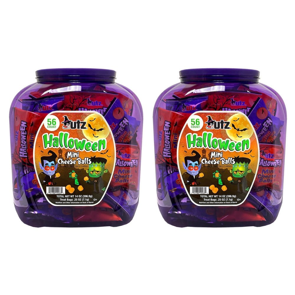 Utz Halloween Cheeseball Barrel (2 pk.) - Halloween Gift Baskets & Food - ShelHealth