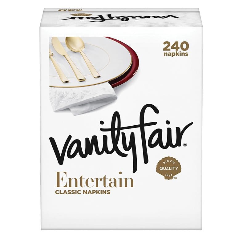 Vanity Fair Vanity Fair 3-Ply Impressions Napkins 240 ct. - Home/Grocery Household & Pet/Paper & Plastic/Paper Products/Napkins/ - Vanity