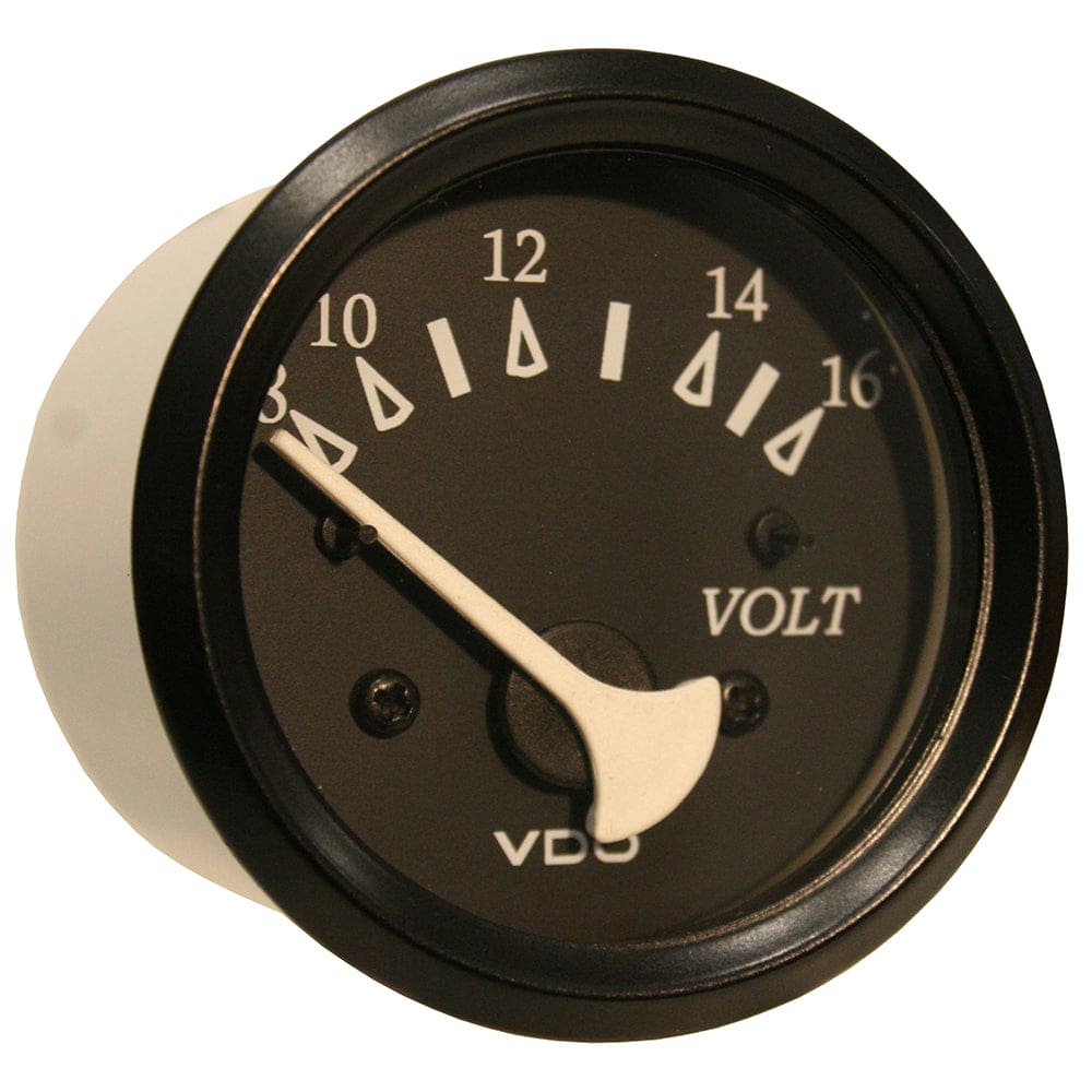 VDO Cockpit Marine 52mm (2-1/ 16) Voltmeter- Black Dial/ Bezel - Marine Navigation & Instruments | Gauges,Boat Outfitting | Gauges - VDO