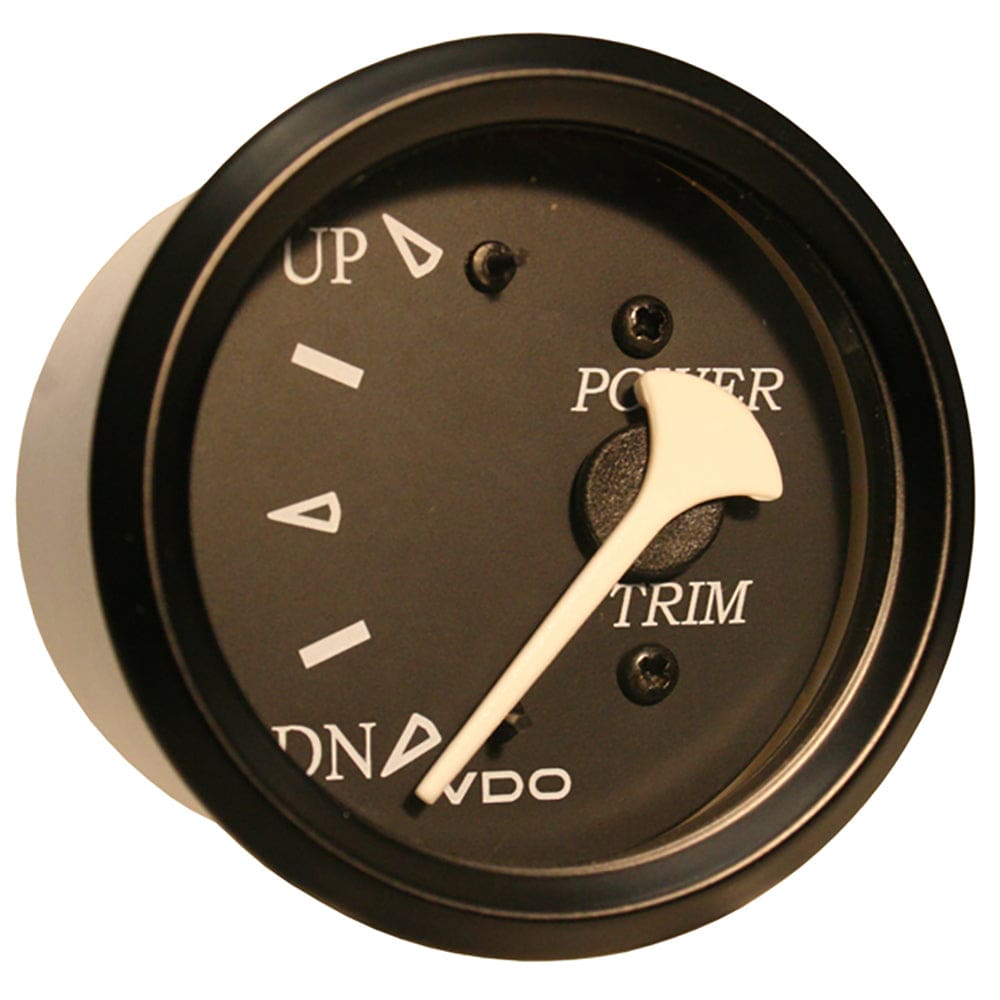VDO Cockpit Marine Trim Gauge - f/ Evinrude and Johnson Engines - Black Dial/ Bezel - Marine Navigation & Instruments | Gauges,Boat