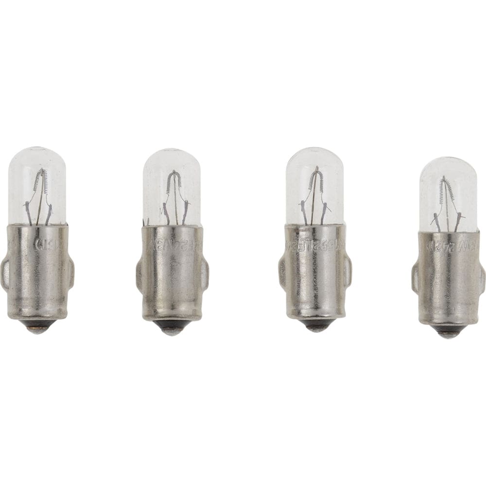 VDO Type A - White Metal Base Bulb - 12V - 4-Pack (Pack of 4) - Marine Navigation & Instruments | Gauge Accessories,Boat Outfitting | Gauge