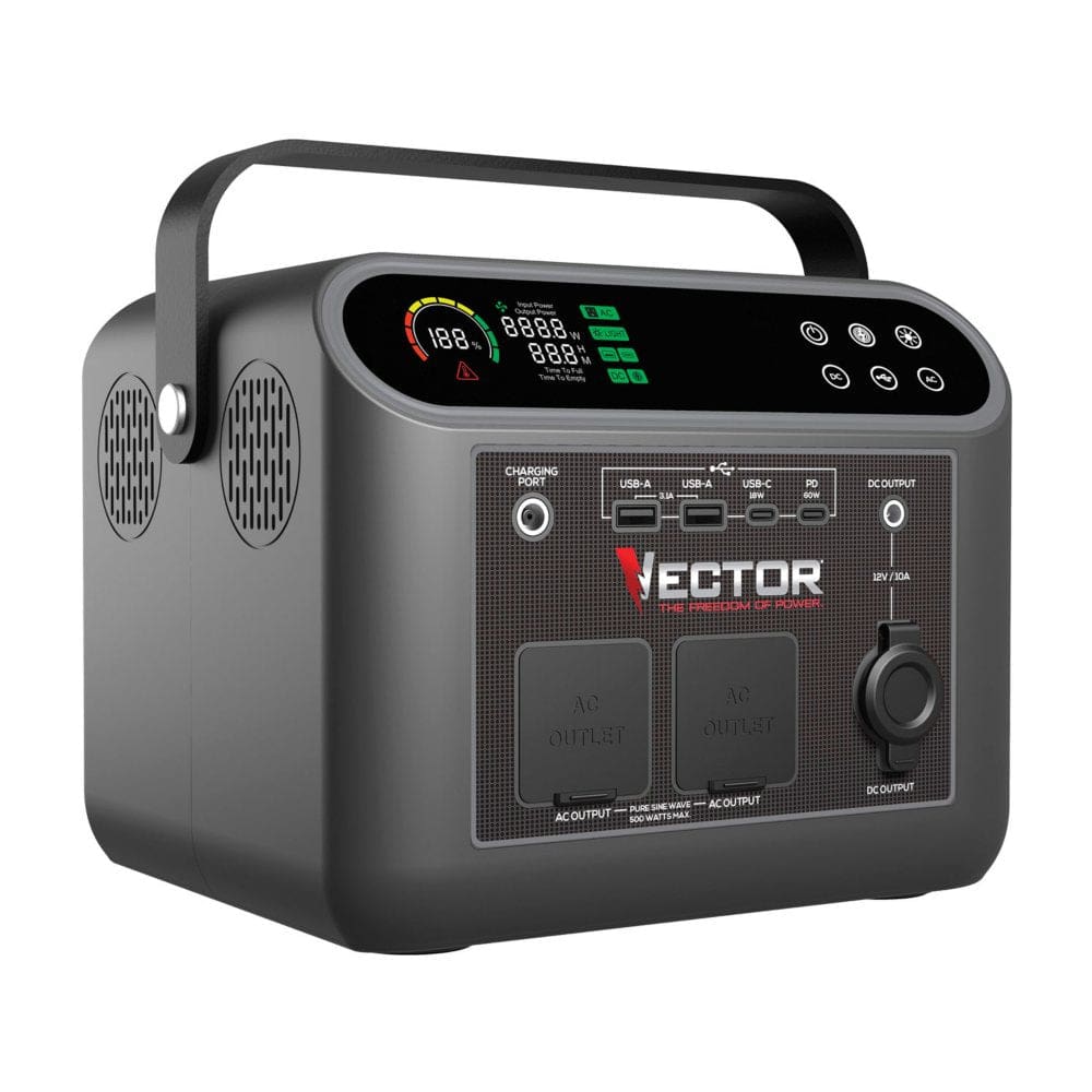 Vector Lithium Portable Power Station - Generators & Accessories - ShelHealth