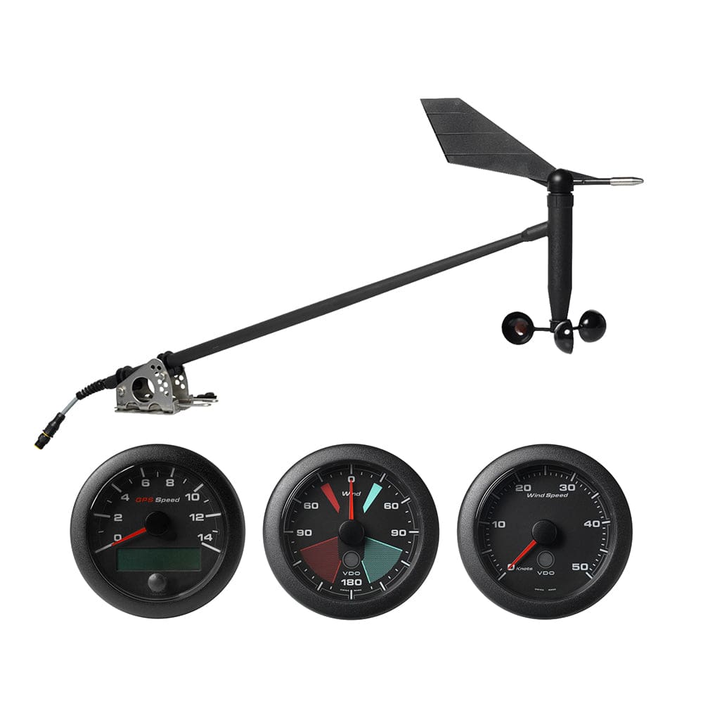 Veratron NMEA 2000 Sailing Kit w/ OceanLink® GPS Speedometer Wind Sensor Wind Angle & Wind Speed Gauge - Marine Navigation & Instruments |