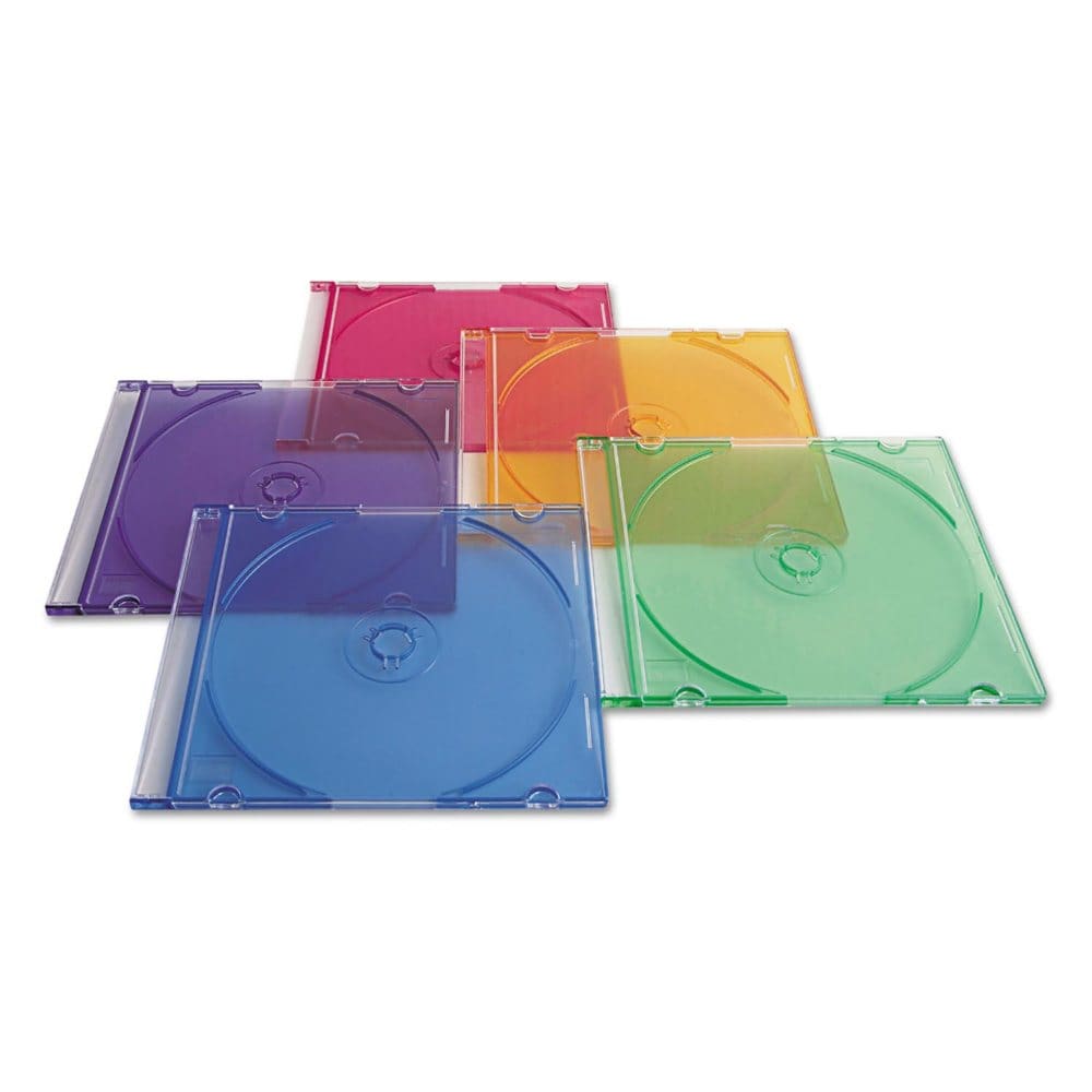 Verbatim CD/DVD Slim Cases - Asst. - 50ct. - Blank Media - Verbatim