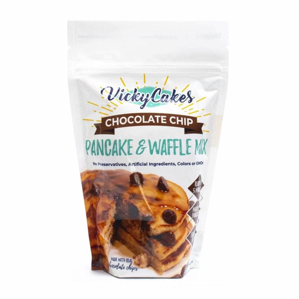 VICKY CAKES PANCAKE MIX Grocery > Cooking & Baking > Baking Ingredients VICKY CAKES PANCAKE MIX: Pancake and Waffle Mix Chocolate Chip, 8 oz
