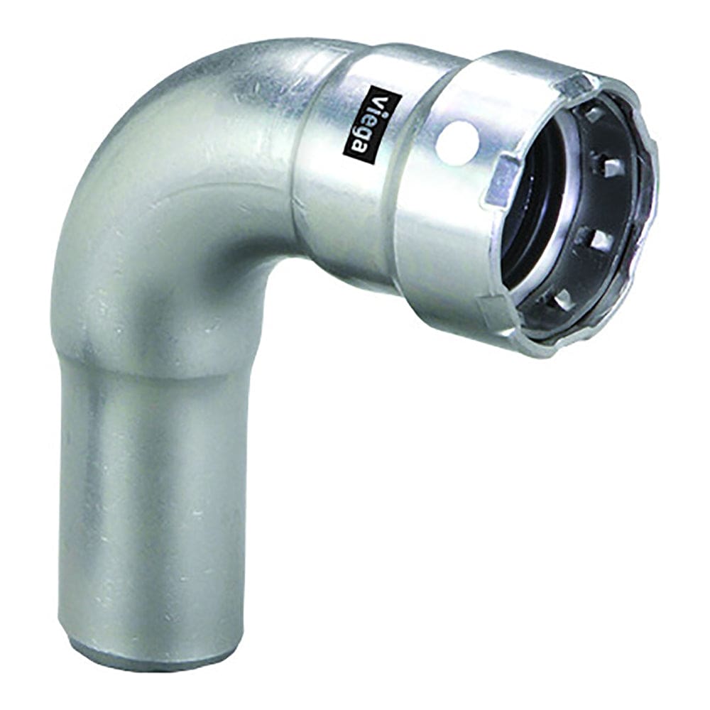 Viega MegaPress 1/ 2 90° Stainless 304 Elbow - Street/ Press Connection - Smart Connect Technology - Marine Plumbing & Ventilation |