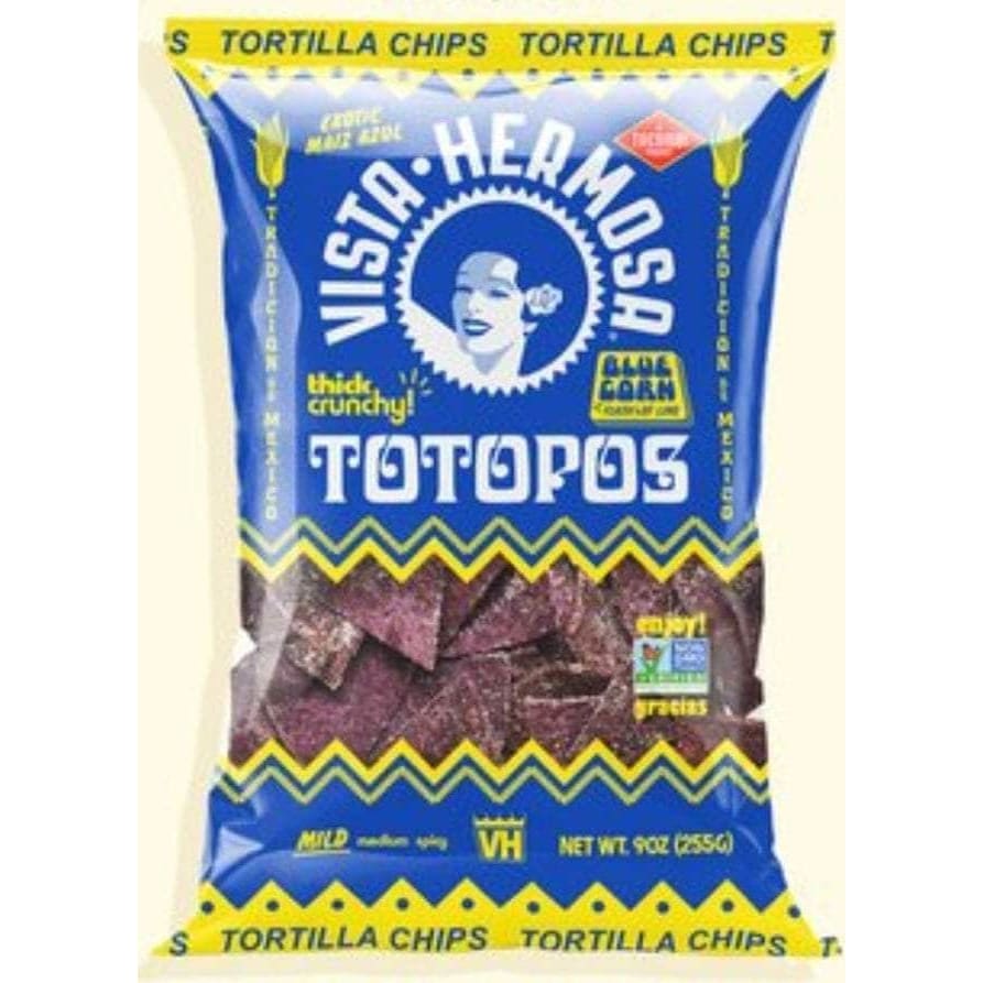 VISTA HERMOSA Grocery > Snacks > Chips > Tortilla & Corn Chips VISTA HERMOSA: Chips Tortilla Blue, 9 oz