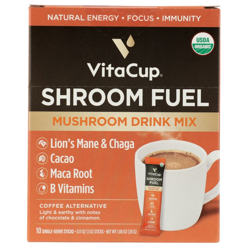VITACUP: Coffee Shroom Sngle Srve 10 PC (Pack of 2) - Grocery > Beverages > Coffee Tea & Hot Cocoa - VITACUP