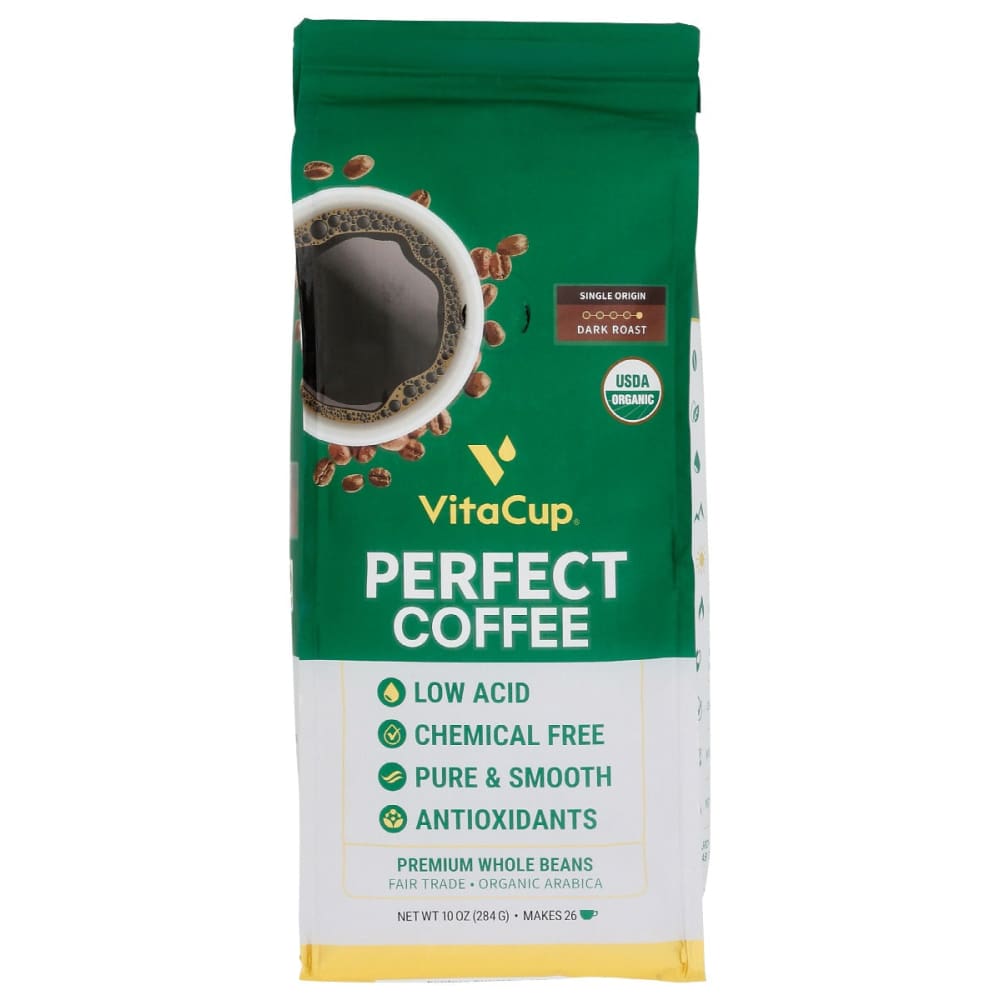 VITACUP: Coffee Whole Bean Perfect 10 oz - Beverages > Coffee Tea & Hot Cocoa - VITACUP