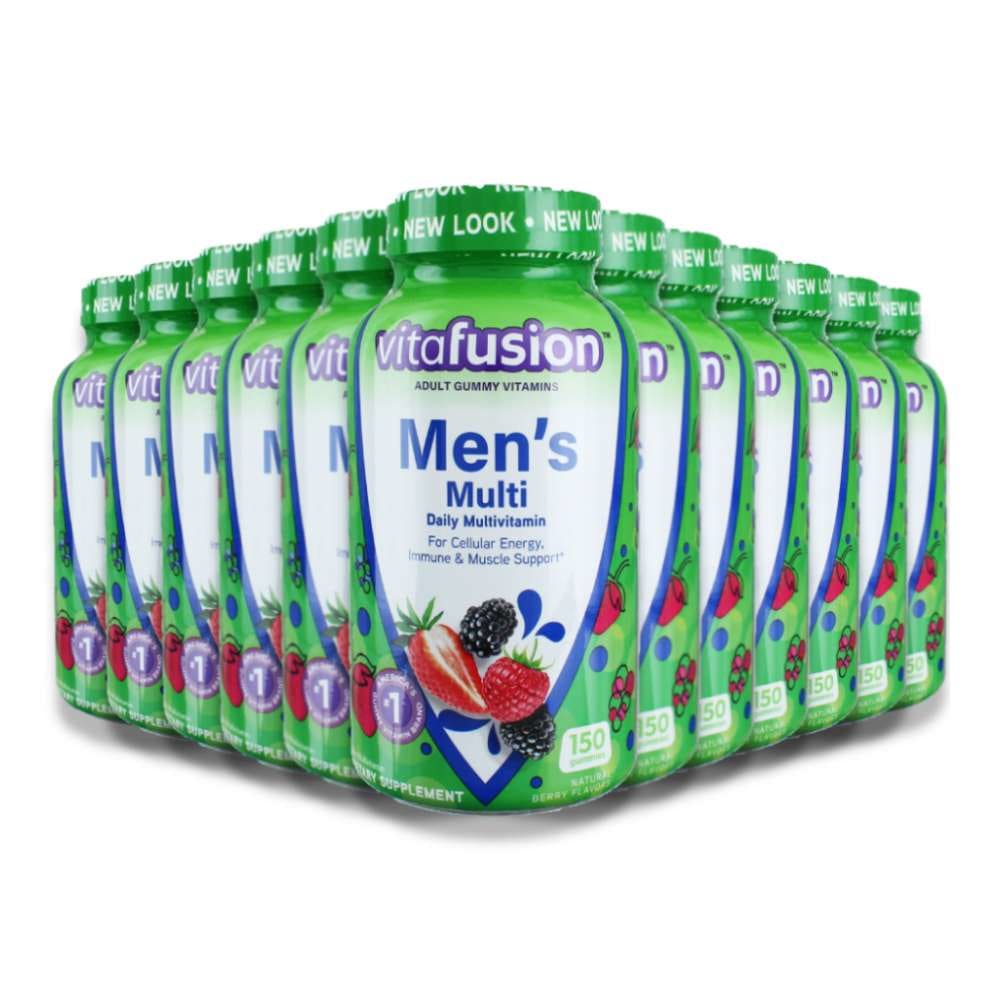 Vitafusion Men’s Complete Multivitamin Gummies 150 ct - 12 Pack - Vitamin - Vitafusion