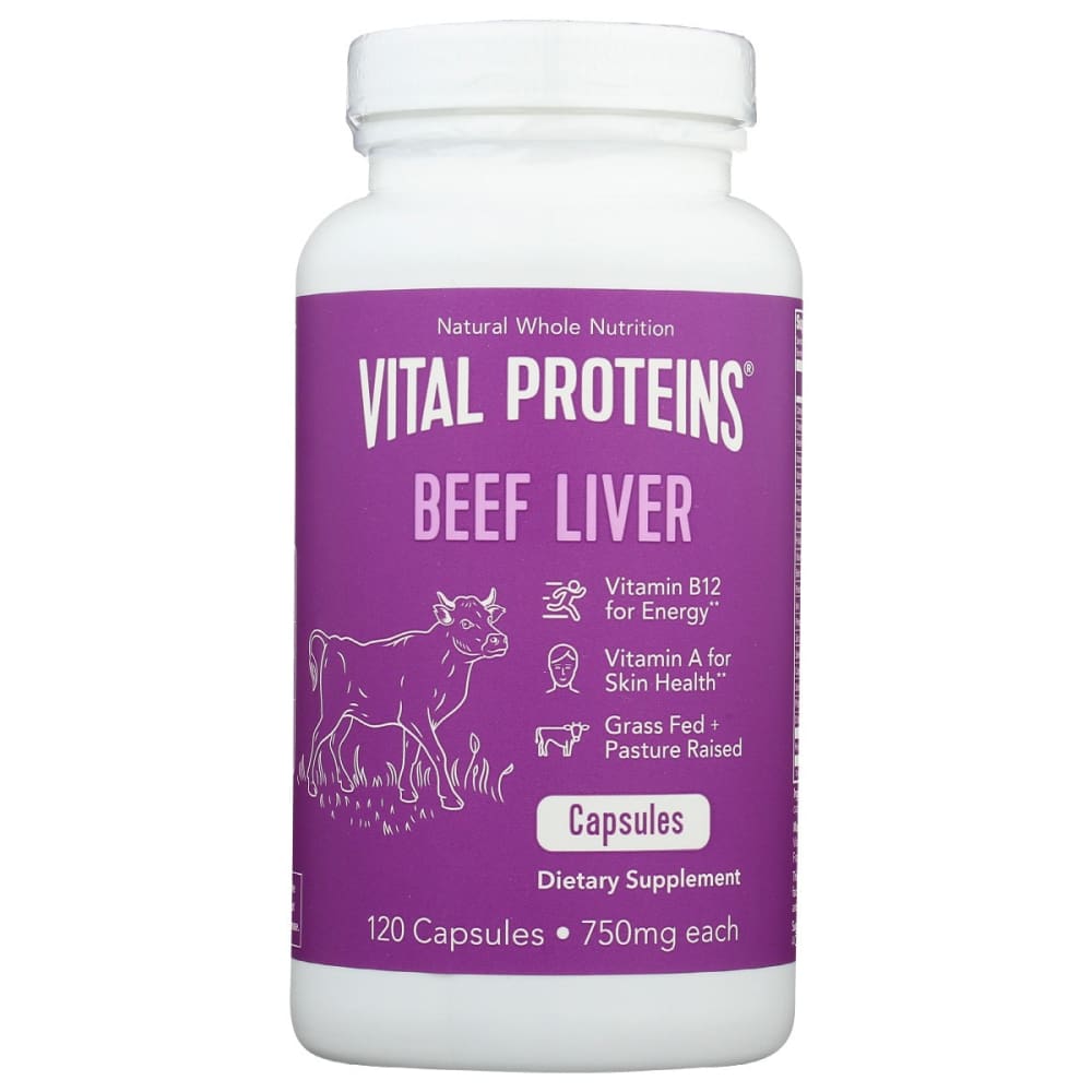 VITAL PROTEINS: Beef Liver 120 cp - Vital Proteins