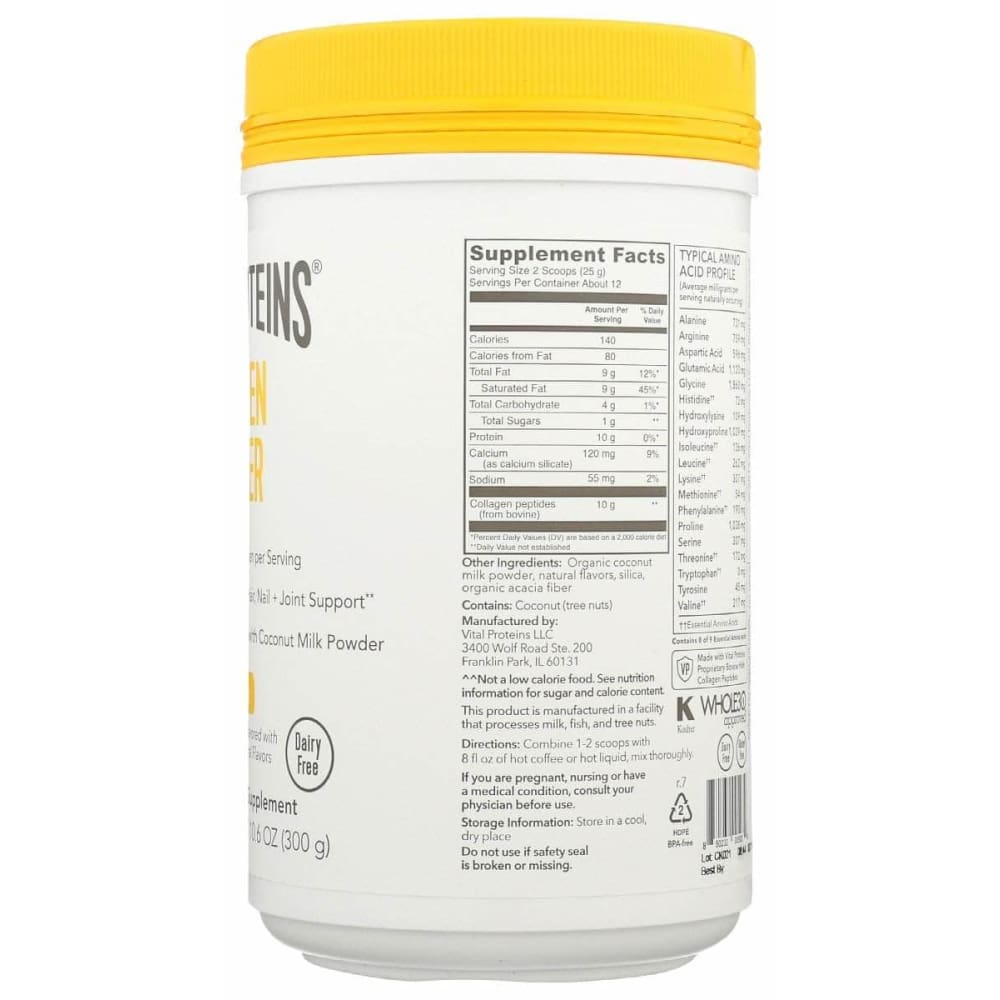 VITAL PROTEINS Vital Proteins Collagen Creamer Vanilla, 10.6 Oz