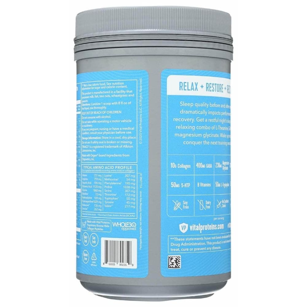 VITAL PROTEINS Vital Proteins Vital Performance Sleep Orange Vanilla, 13.6 Oz