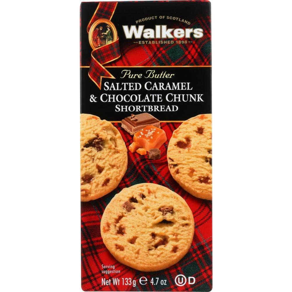 Walkers Walkers Salted Caramel & Milk Chocolate Chunk Shortbread, 4.7 oz