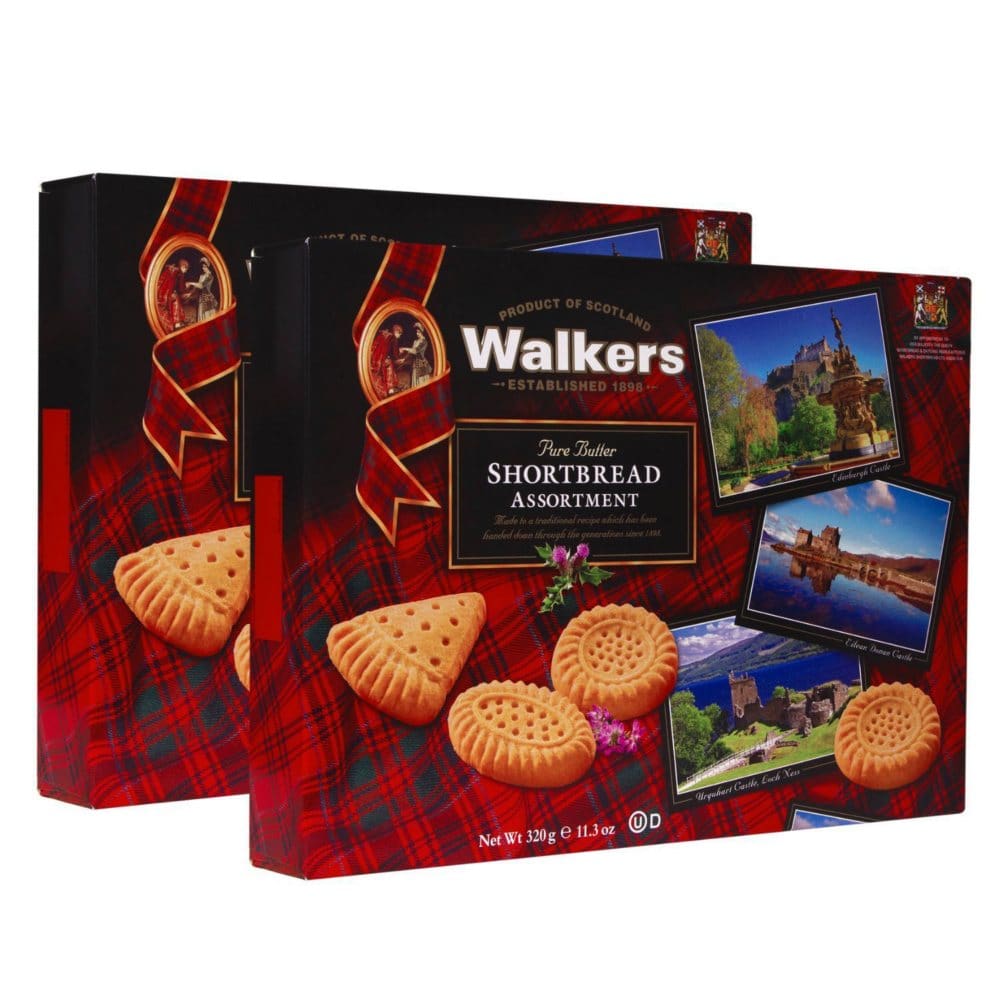 Walker’s Shortbread Cookie Assortment 2 pk. - Gourmet Cookies - ShelHealth