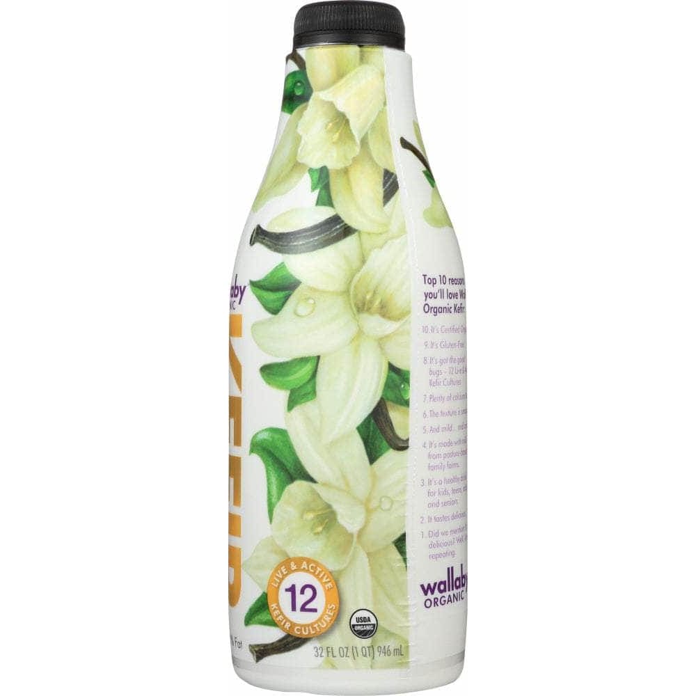 Wallaby Organic Wallaby Organic Aussie Kefir Lowfat Vanilla, 32 oz