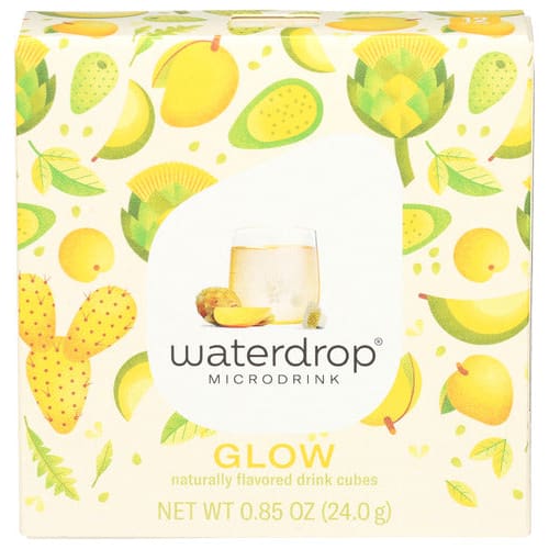 WATERDROP: Water Enh Microdrnk Glow 0.85 oz (Pack of 2) - Beverages > Water - WATERDROP