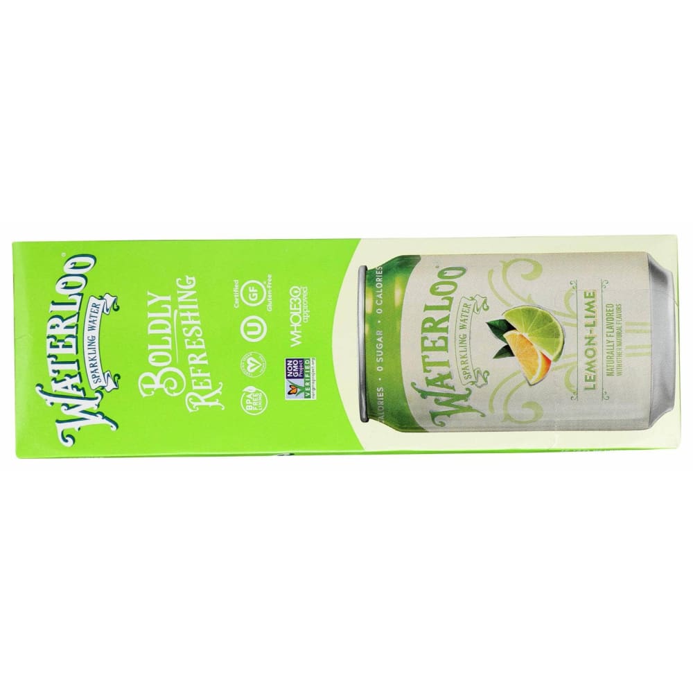WATERLOO SPARKLING WATER Grocery > Beverages > Water > Sparkling Water WATERLOO SPARKLING WATER Water Sprkl Lmn Lime 12Pk, 144 fo