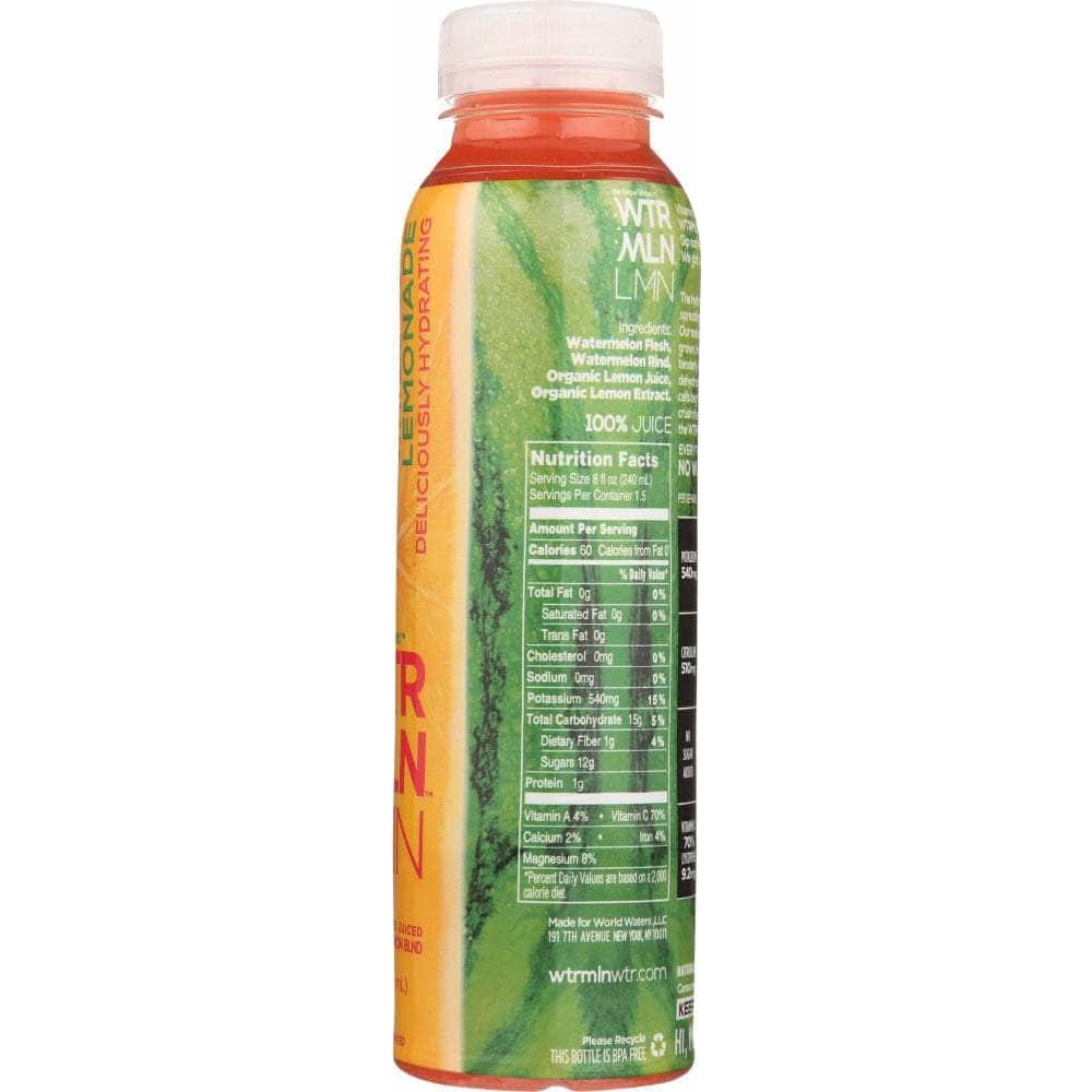 Wtrmln Wtr Wtrmln Watermelon Lemon Water, 12 oz