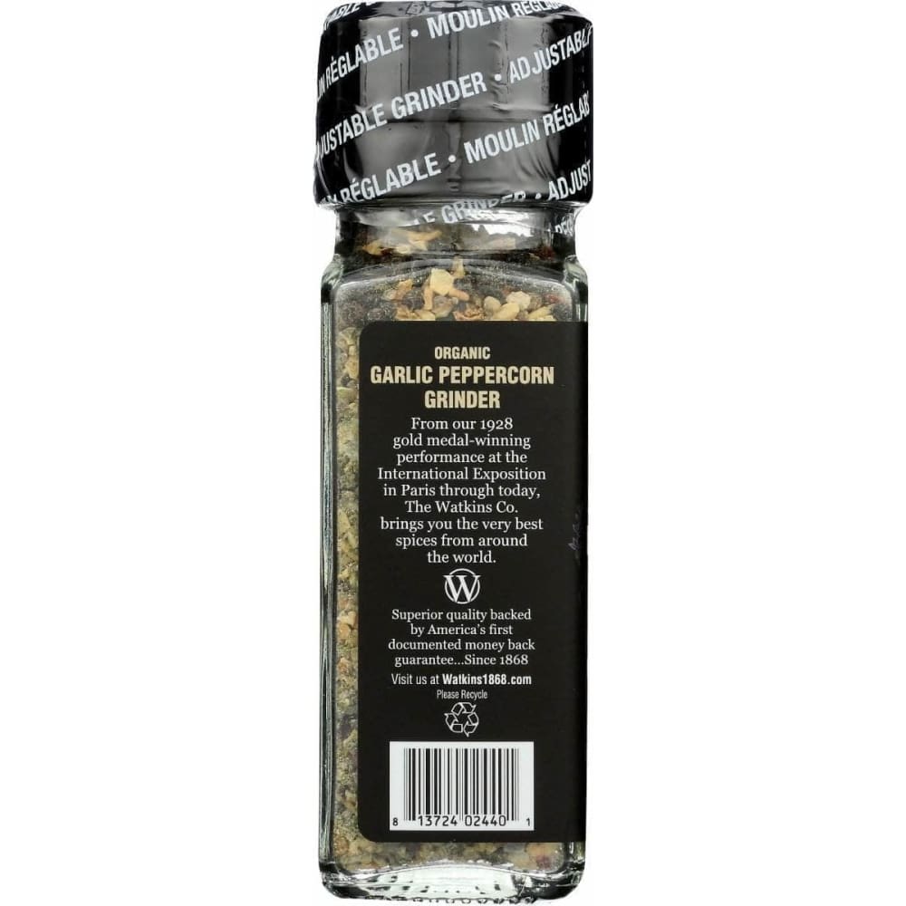 WATKINS Watkins Peppercorn Garlic Org, 2.7 Oz