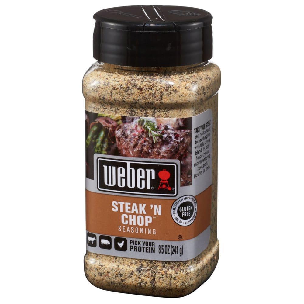 Weber Seasoning, Steak 'N Chop - 8.5 oz