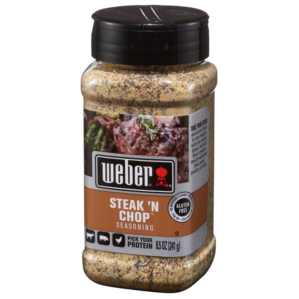 Weber Steak ’n Chop Seasoning (8.5 oz.) (Pack of 2) - Baking - Weber