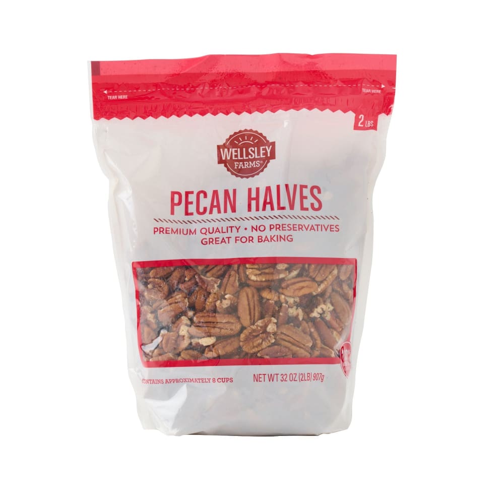 Wellsley Farms Pecan Halves 2 lbs. - Wellsley Farms