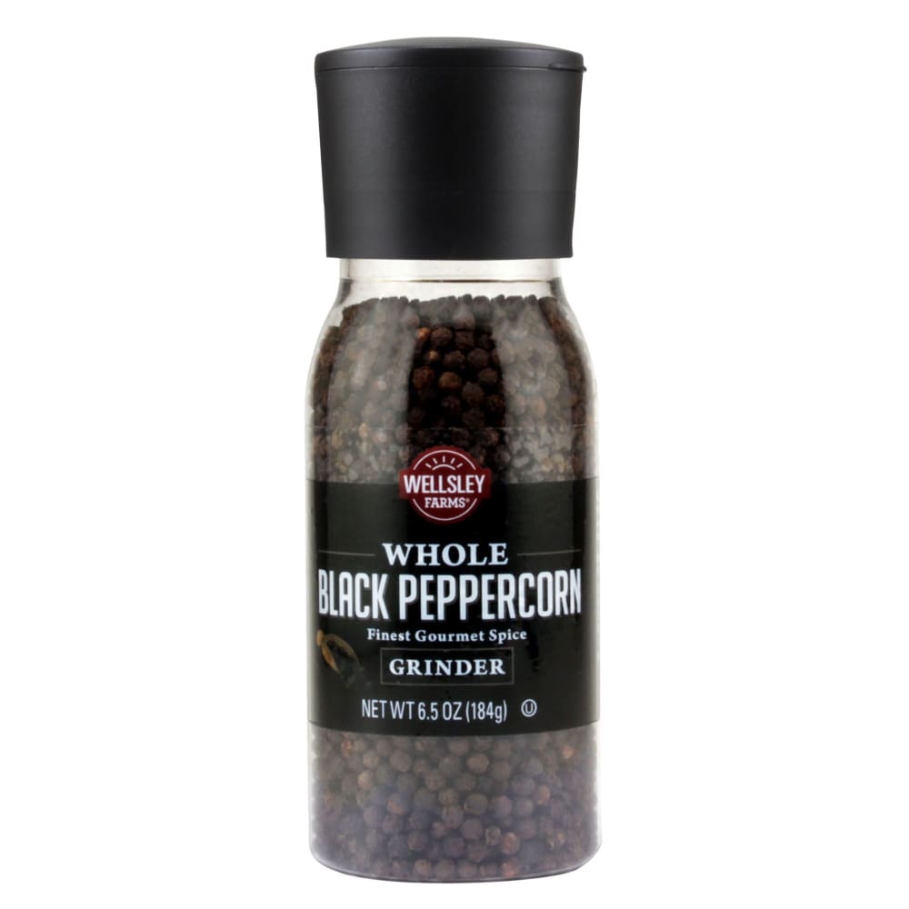 Wellsley Farms Whole Black Peppercorn Grinder 6.5 oz. - Wellsley Farms