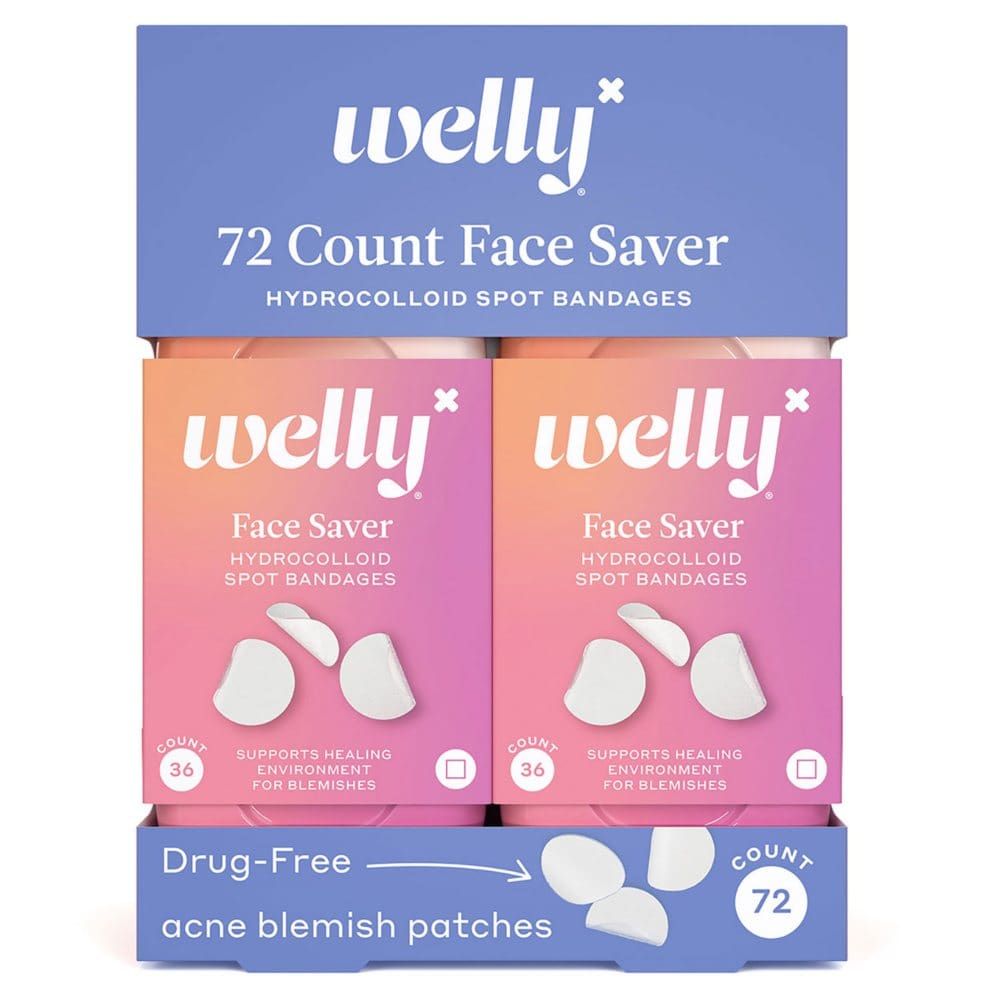 Welly Face Saver Hydrocolloid Blemish Patch (36 ct. 2 pk.) - Skin Care - Welly