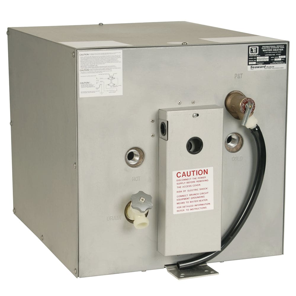Whale Seaward 11 Gallon Hot Water Heater w/ Rear Heat Exchanger - Galvanized Steel - 120V - 1500W - Marine Plumbing & Ventilation | Hot