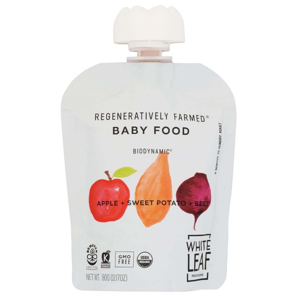 WHITE LEAF PROVISIONS: Baby Food Appl Swtpt Beet 90 gm (Pack of 6) - WHITE LEAF PROVISIONS