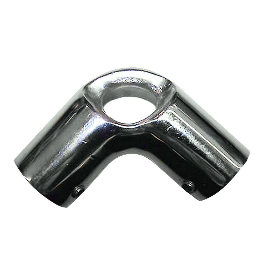 Whitecap 1 O.D. 90° SS Elbow & Eye Anchor - Marine Hardware | Rail Fittings - Whitecap