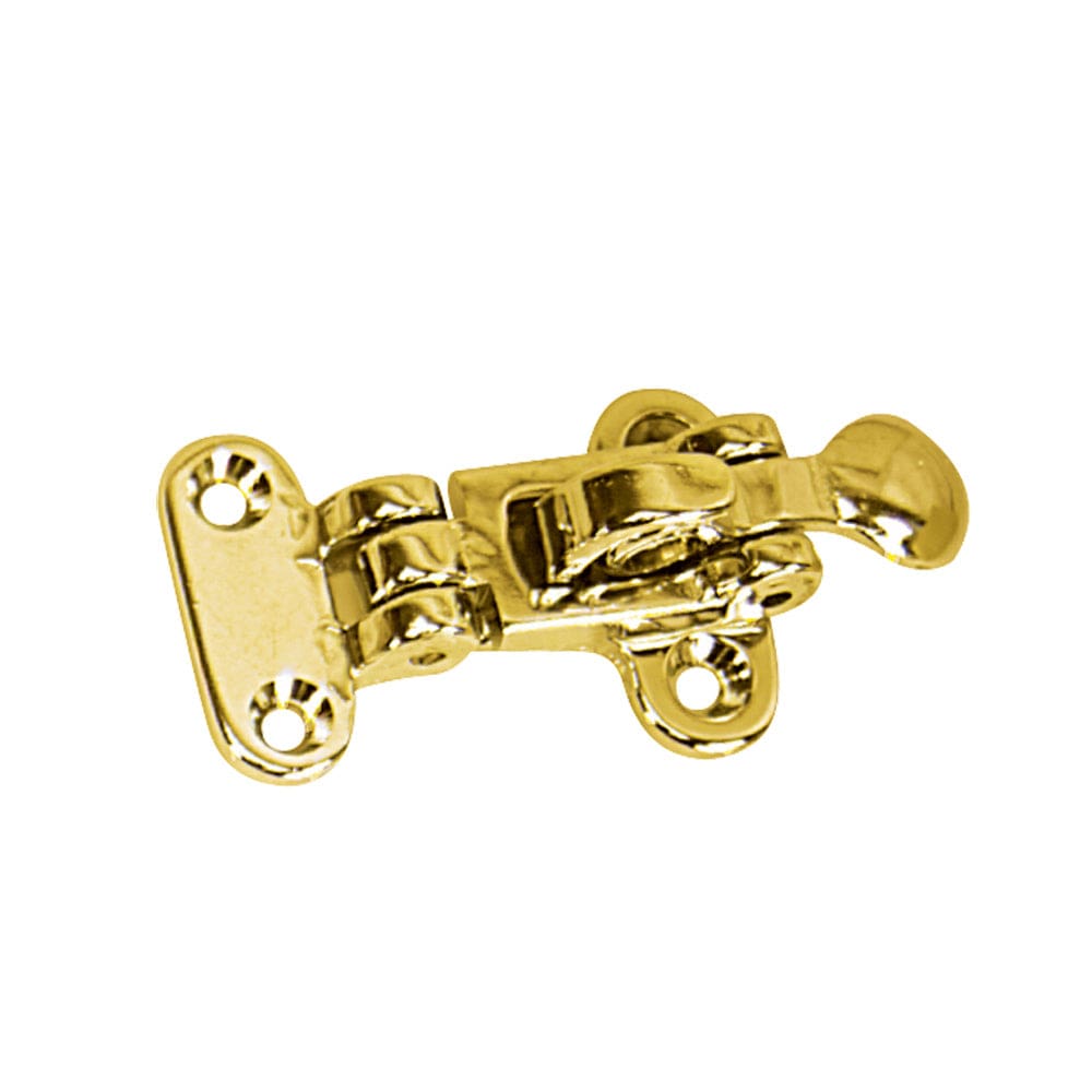 Whitecap Anti-Rattle Hold Down - Polished Brass - Marine Hardware | Latches - Whitecap