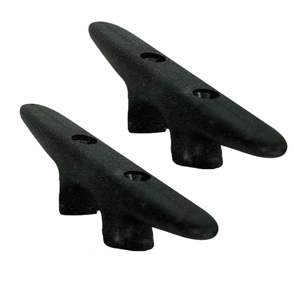 Whitecap Black Nylon Cleat 6 Pair (Pack of 3) - Marine Hardware | Cleats - Whitecap