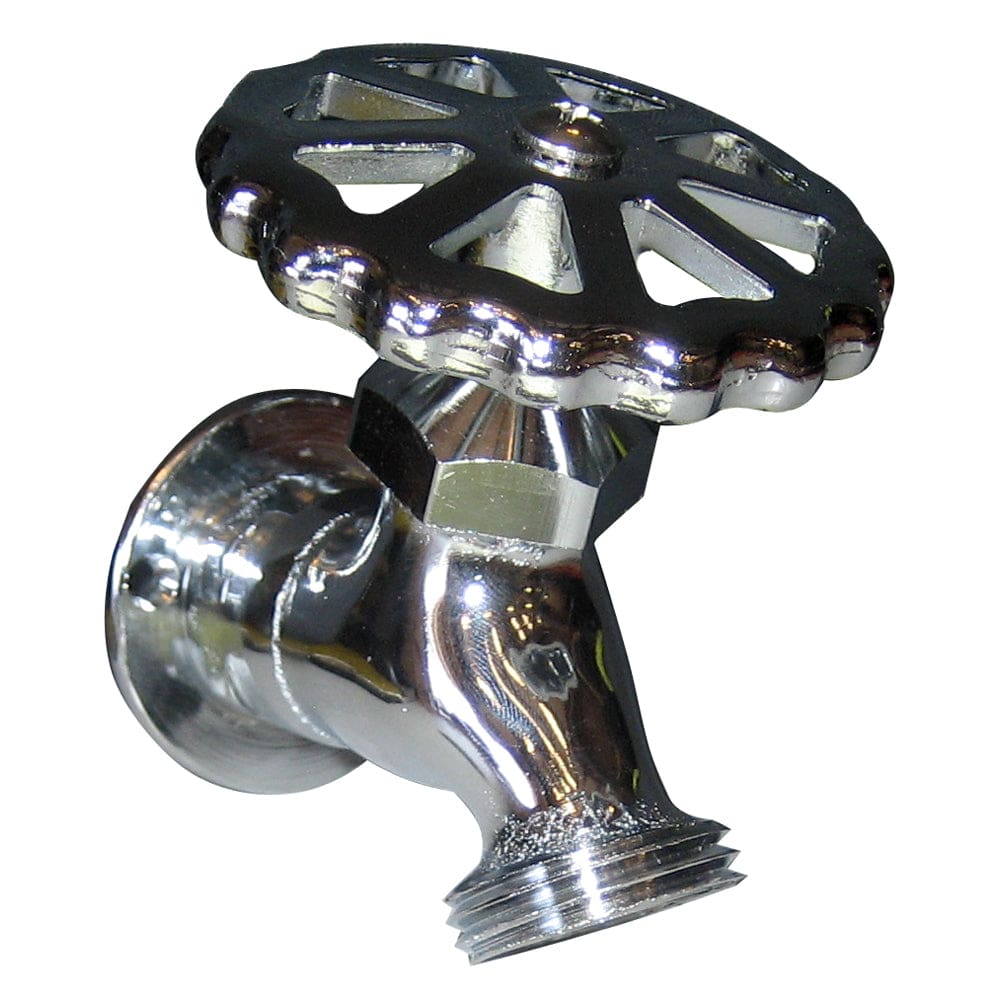 Whitecap C.P. Brass Sillcock 1-5/ 8 Base 3-3/ 16 Depth - Marine Plumbing & Ventilation | Fittings - Whitecap