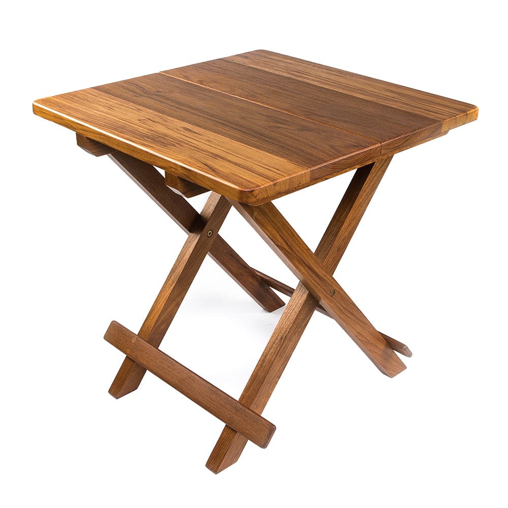 Whitecap Teak Solid Top Fold Away Table - Marine Hardware | Teak,Boat Outfitting | Deck / Galley - Whitecap