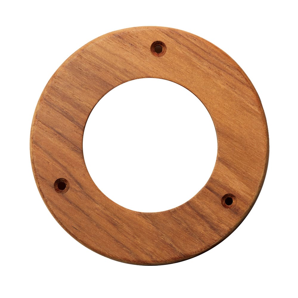 Whitecap Teak Trim Ring - 4 Inner Diameter Opening - Marine Hardware | Teak - Whitecap