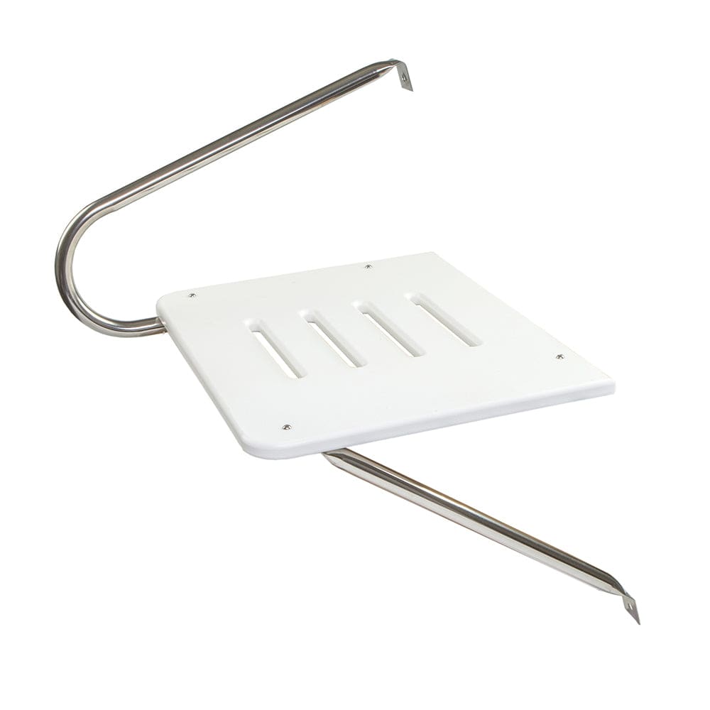 Whitecap White Poly Swim Platform f/ Outboad Motors - Marine Hardware | Swim Platforms - Whitecap