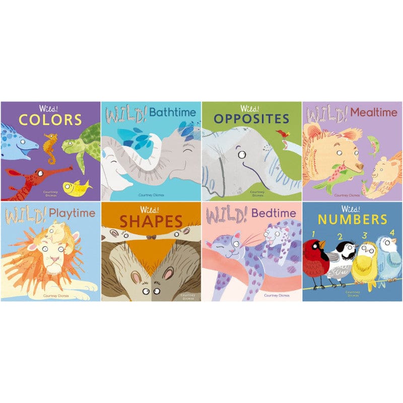 Wild Concepts Board Book Set - Classroom Favorites - Childs Play Books