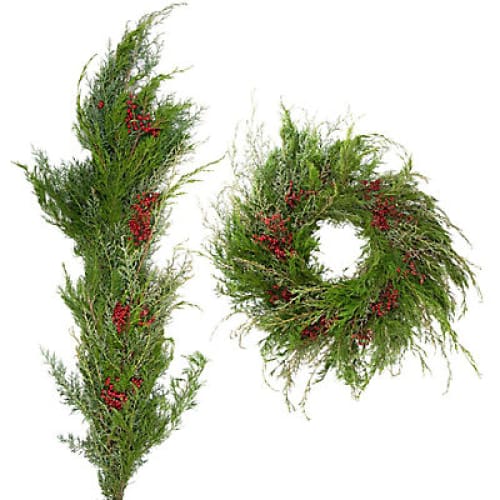 Winter Wonderland Wreath and Garland - Home/Flowers/Greenery & Fillers/ - InBloom