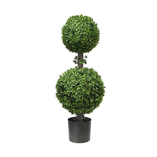 Winward 43 Boxwood Double Ball Topiary Decorative Artificial Plant - Home/Home/Home Decor/Decorative Items/ - Winward