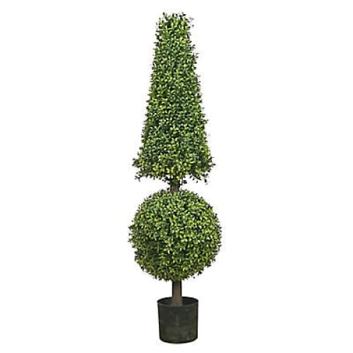 Winward Boxwood Ball Cone Tree Top Decorative Artificial Plant - Home/Home/Home Decor/Decorative Items/ - Winward
