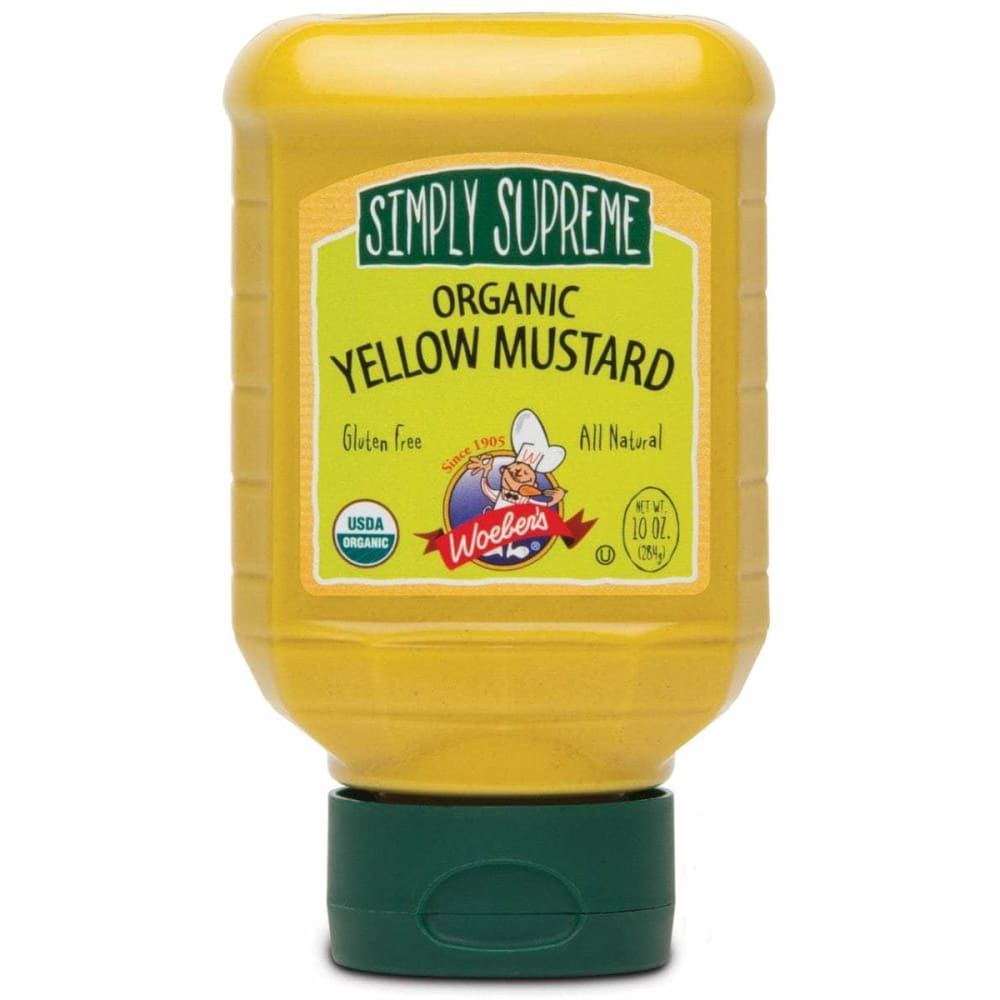WOEBER WOEBER Mustard Smply Suprm Yllow Org, 10 oz