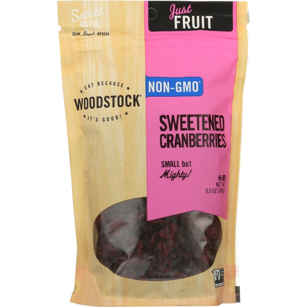 WOODSTOCK: Cranberries Sweet 8.5 oz (Pack of 4) - Fruit Snacks - WOODSTOCK