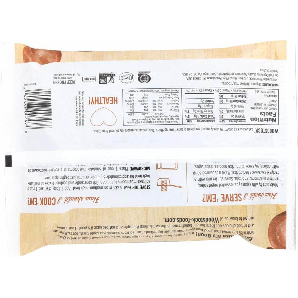 Woodstock Woodstock Organic Frozen Shiitake Mushrooms, 10 oz