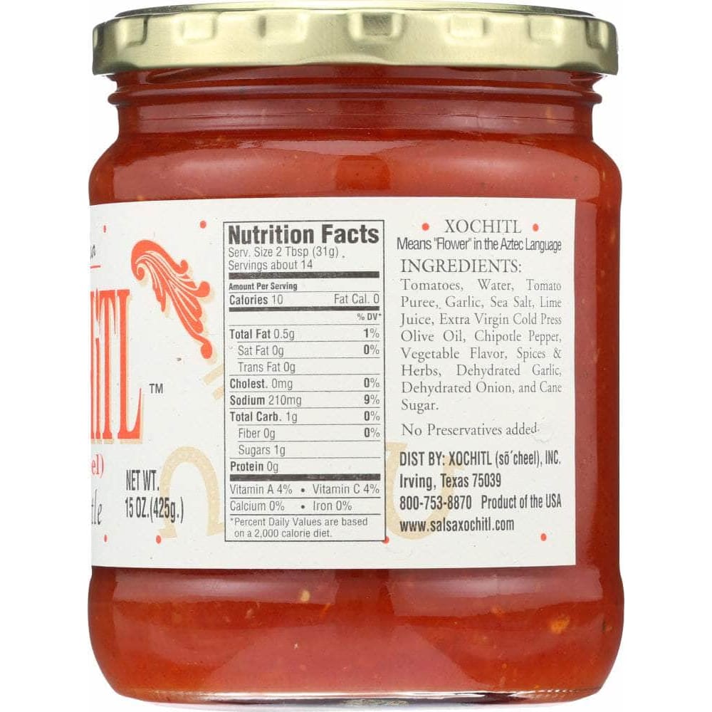 Xochitl Xochitl Salsa Chipotle Medium, 15 oz